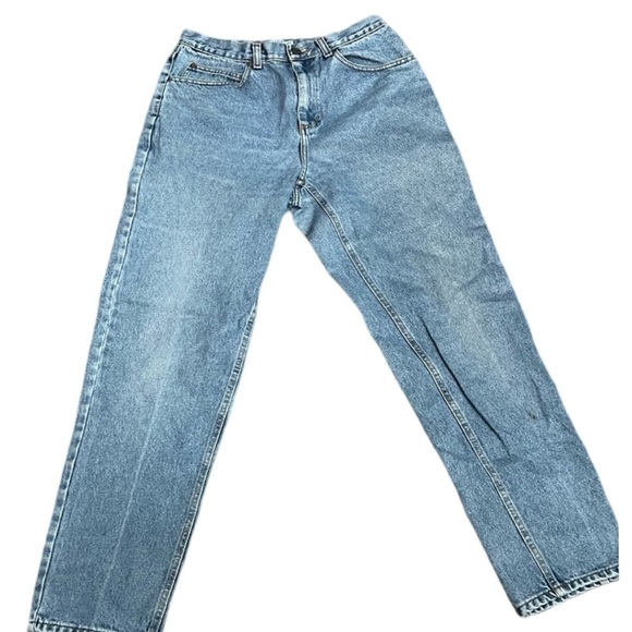 Vintage Bill Blass Straight Leg High Rise Tapered Jeans Size 10 ( Actual 29) - Picture 1 of 6